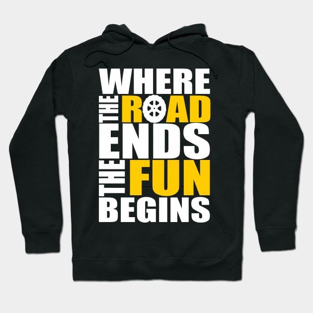 A trail or trails rock crawling where the road ends quote Hoodie by Guntah